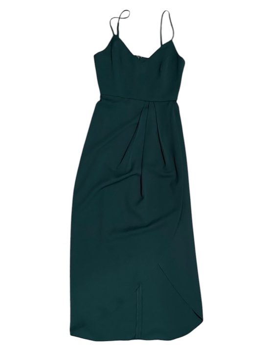 Lulus Dresses & Skirts - Lulu's Deep Green Midi Dress with Spaghetti Straps